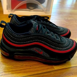 Nike Air max 97 black with red